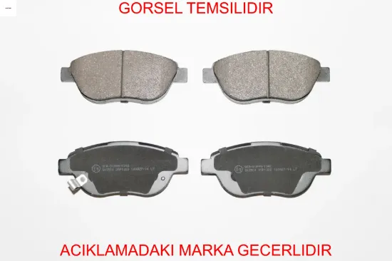 Ön balata corsa d büyük tip 1.3 cdtı 07/06 > 500l 12> 0.9t 1.4 1.3d mtj 1.6d mtj metal indikatörlü otozone 93189816/ 77366534/ 77366481 resmi
