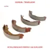 Arka pabuç balata kangoo 1.2-1.5 dcı-1.6-1.9 97 05 prımera 1.6-1.8-2.0 td 96 01 buyuk 1mm kalın otozone 7701205517/ 440603j325/ 7701207556 resmi
