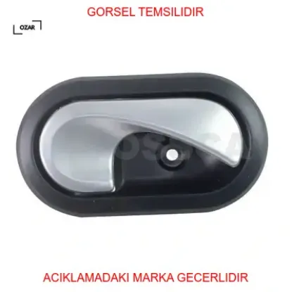 Logan kapı iç açma kolu krom-sol ozar 8200735218 resmi