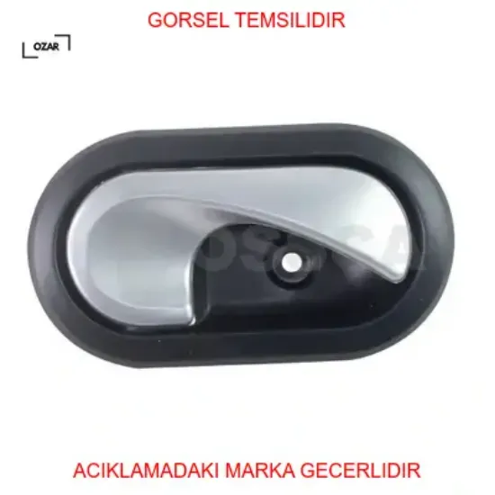 Logan kapı iç açma kolu krom-sol ozar 8200735218 resmi