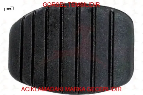 Clıo ııı fren-debriyaj pedal lastiği ozar 8200183752 resmi