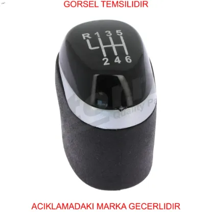 Megane ıv siyah çerçeve vites topuzu 6 vites ozar 328658100r resmi