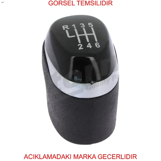 Megane ıv siyah çerçeve vites topuzu 6 vites ozar 328658100r resmi