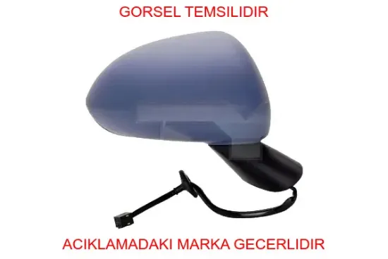 Dış dik aynası peugeot  13187618 resmi