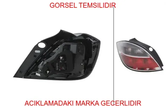 Arka lamba peugeot  13222324 resmi