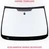 Ön cam yağmur sensörsüz astra-j peugeot  13265009 resmi