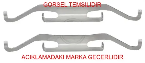 Fren kaliper yayı ön c4- peugeot  1609897880 resmi