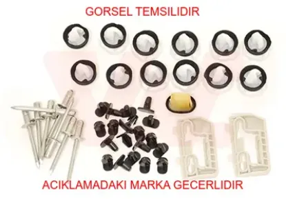Kapı agraf kiti peugeot  1610191780 resmi