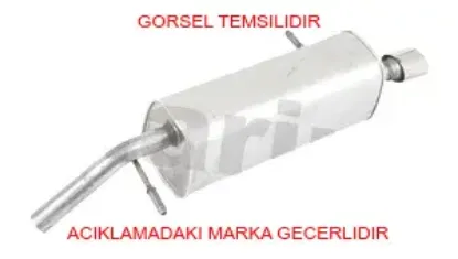 Arka susturucu peugeot  1611427880 resmi