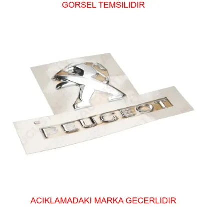 Peugeot yazı peugeot  1612024380 resmi