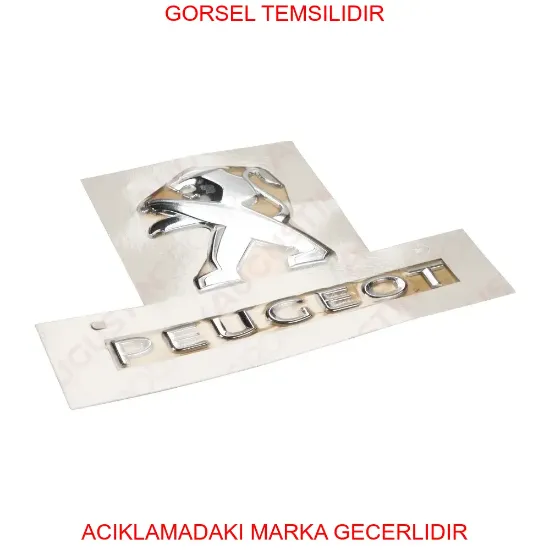 Peugeot yazı peugeot  1612024380 resmi