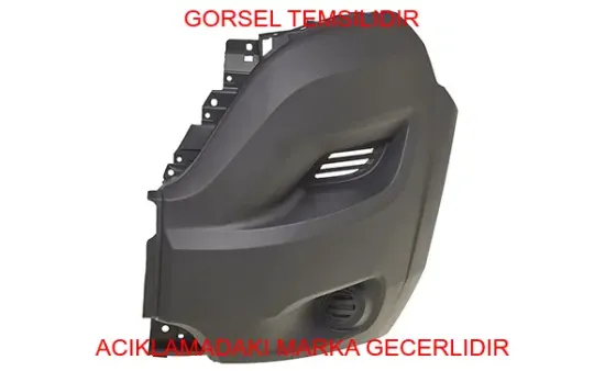 Sol ön tampon boxer ııı peugeot  1612473480 resmi
