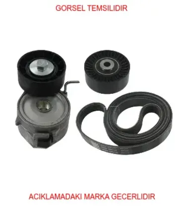 Alternatör kayış kiti ıcınde 1613840780+1613840680+5750.Vx 1613845080  peugeot resmi