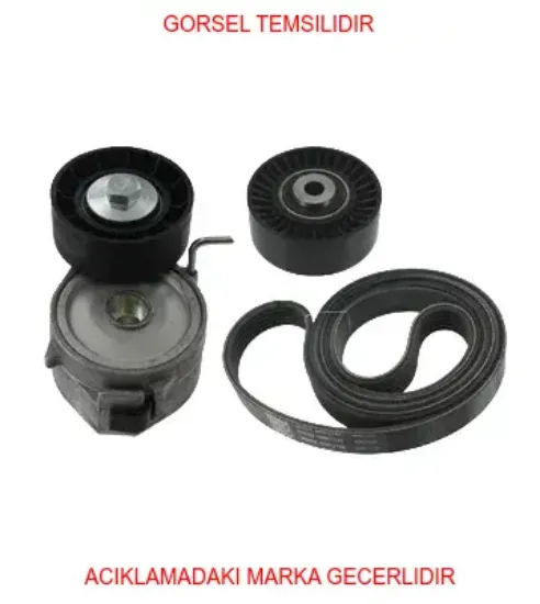 Alternatör kayış kiti ıcınde 1613840780+1613840680+5750.Vx 1613845080  peugeot resmi