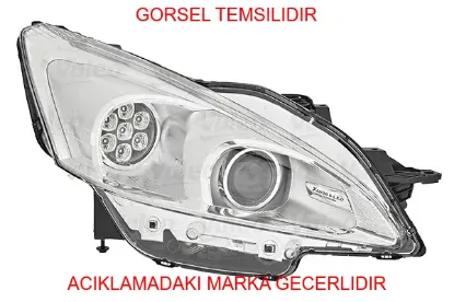 Sağ ön far xenon 508//peugeot peugeot  1613965380 resmi