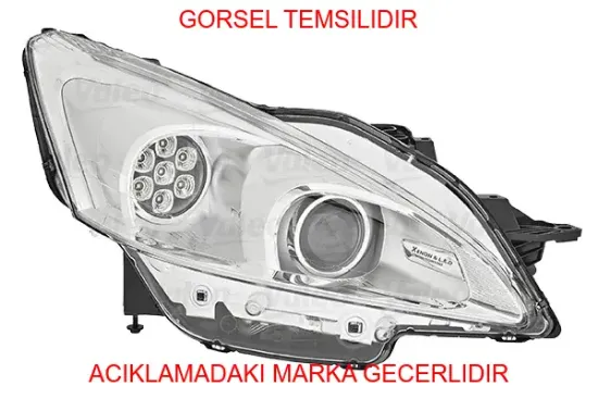 Sağ ön far xenon 508//peugeot peugeot  1613965380 resmi