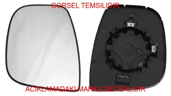 Diş Dikiz Ayna Cami Sol Expert 4 (k0) Kamyonet L2 1.5 Hdi (dv5ruc) 1616869480 resmi
