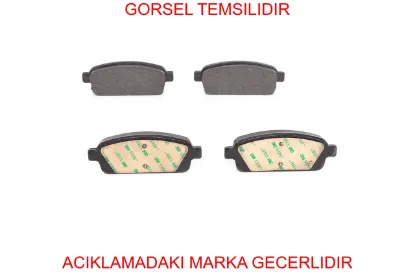 Fren balatası arka   astra j-mokka-zafıra-aveo t300-cruze   09->  542039/ 542040/ 13300867/  134 eurorepar 1617287080 resmi