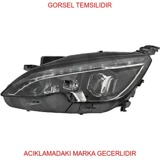 Sol ön far 308 peugeot  1618000380 resmi