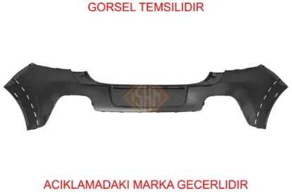 Arka tampon c3 b618 peugeot  1618082980 resmi