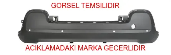 Arka Tampon Alt Plastik C Peugeot 1618083280 resmi