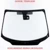 Ön cam 508 yağmur kaptörlü peugeot  1618194880 resmi