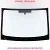 Ön cam partner tepee (b9) peugeot  1618394380 resmi