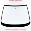 Ön cam 206 206+ (t3e) peugeot  1618395480 resmi