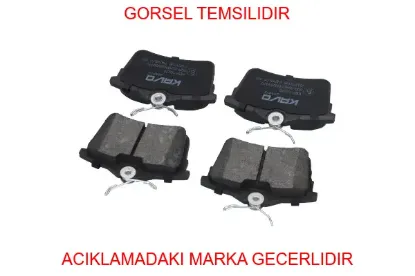 Arka fren balatası tepee 308  4254.29/ 832.0/ 4254.14/ 16085 peugeot 1623180680 resmi