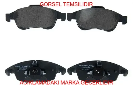 Ön Fren Balatasi 5008-partner Tepee  Yeni Kod: 1647862480 4254.25/ 4254.12/ GDB1690/ 164 resmi