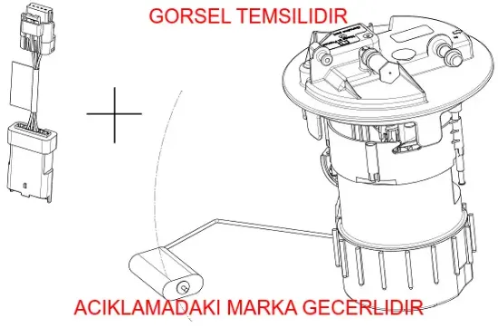 Benzin pompası peugeot  1627660280 resmi