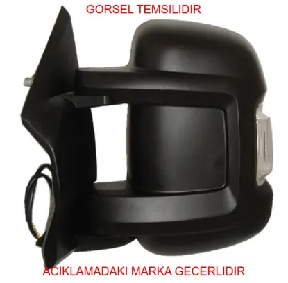 Dış dikiz aynası elek.sen.sol boxer-ducato peugeot  1633561280 resmi