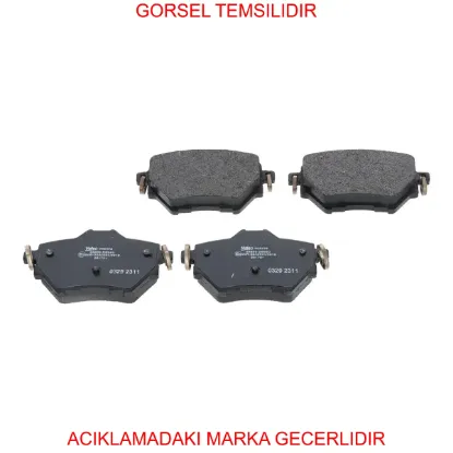 4 balata takımı peugeot  1636601880 resmi