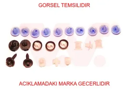 Ön çamurluk agraf kiti peugeot  1637850180 resmi