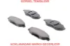 Ön Fren Balatasi 308-3008 Peugeot  1635058180   PEUGEOT 1647862780 resmi