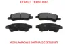 Ön Fren Balatasi 208 (p21e) Peugeot  1617282980   PEUGEOT, CITROEN, FIAT 1647863780 resmi