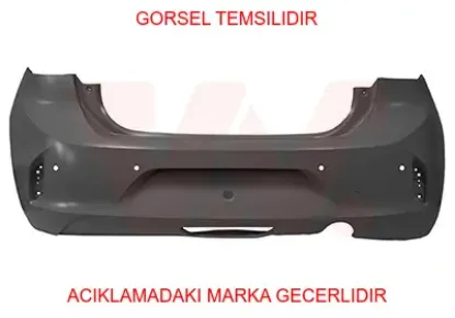Arka sac tampon peugeot  166335701T resmi