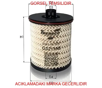 Kartuş Mazot Filtresi Expert4 Traveller Peugeot 1674213480 resmi