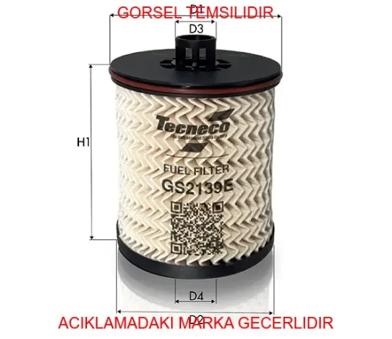 Kartuş Mazot Filtresi Expert4 Traveller Peugeot 1674213480 resmi