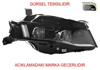 Sağ Ön Far Ledli    508(r8) Peugeot 1674563480 resmi