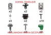 Arka tampon b.e peugeot  1681321680 resmi