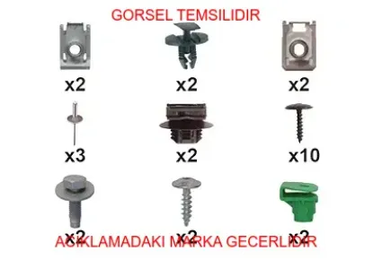 Arka tampon b.e peugeot  1681321680 resmi
