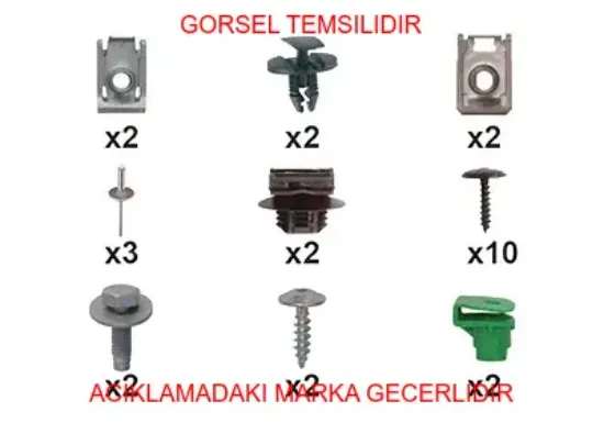 Arka tampon b.e peugeot  1681321680 resmi