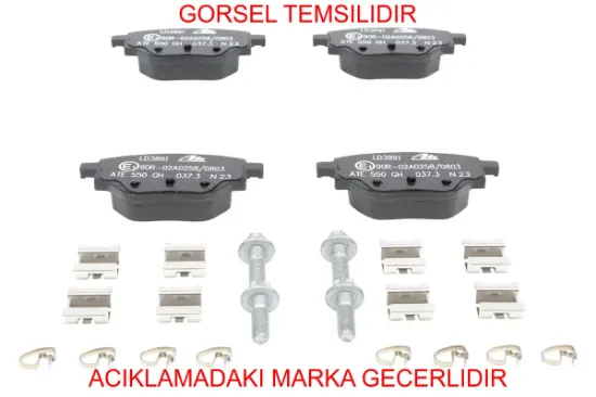 Fren balatası ön   208-2008 1681449980  peugeot resmi