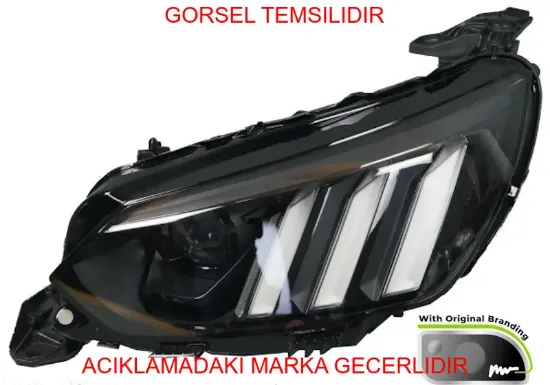 Çıplak far peugeot  1682772680 resmi