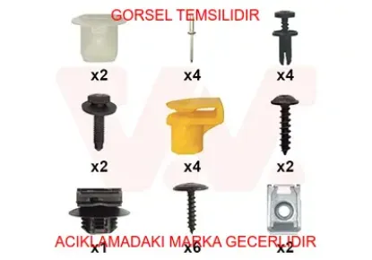 Arka tampon b.e peugeot  1684528880 resmi