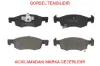 4 balata takımı peugeot  1684934180 resmi