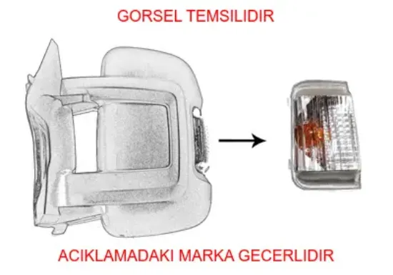 Sinyal lambası peugeot  1688409580 resmi