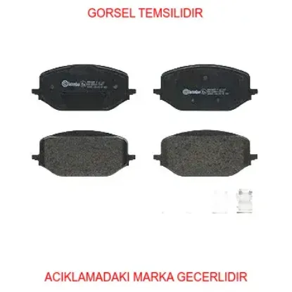 4 balata takımı peugeot  1694018280 resmi