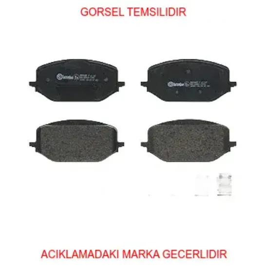 4 balata takımı peugeot  1694018280 resmi